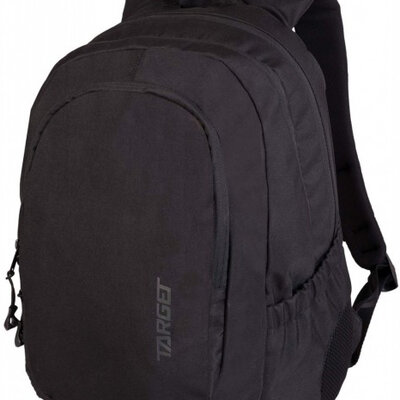 TARGET 3 ZIP Duel - Ranac za školu BLACK crni 26640