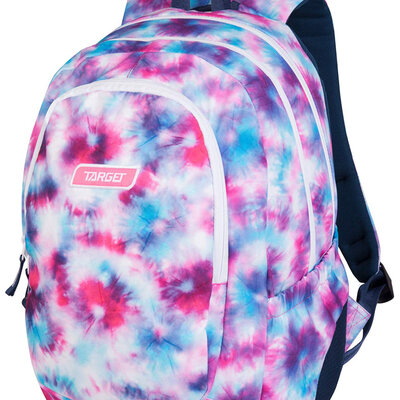 TARGET 3 ZIP Duel - Ranac za školu TIE DYE 26703