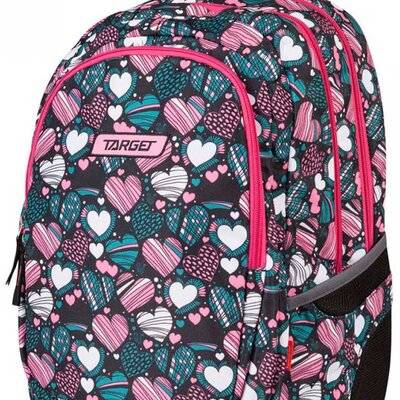 TARGET 3 ZIP Classic - Ranac za školu ENDLESS LOVE 18057