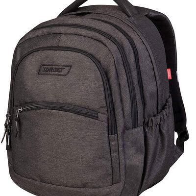 TARGET 2 u 1 - Ranac za školu CURVED Grey Melange 26646