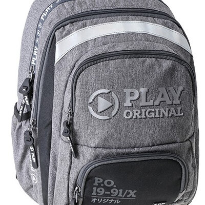 Play Školski ranac Nex - Melange, siva