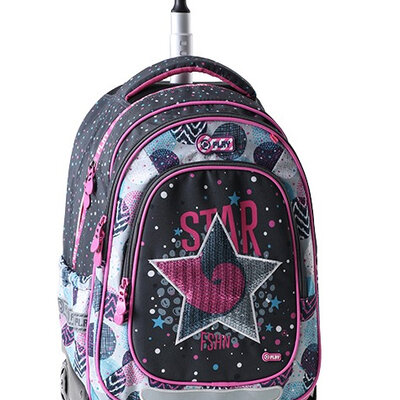 Play Školski ranac sa točkićima Trolley - Star Fashion