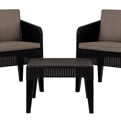 Balkonski set Columbia Dve fotelje i stočić