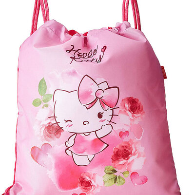 TARGET Vrećica za sportsku opremu Torba za fizičko Gym Bag HELLO KITTY LOVES YOU 19680