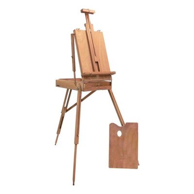 Prenosivi slikarski štafelaj sa koferom za nošenje i paletom SFE011