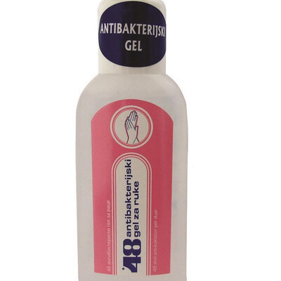 48 Antibakterijski gel za ruke 250ml