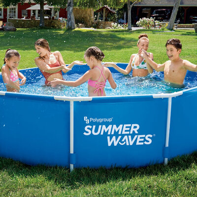 Bazen sa metalnim ramom i Filterskom Pumpom 305x76cm Polygroup Summer Waves