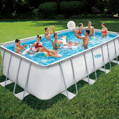 Bazen sa metalnim ramom Komplet 549x274x132cm Elite Summer Waves sa skimer filter pumpom SFX1500 + RX600