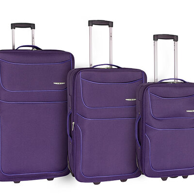 Enova Proširivi Koferi 75/65/55cm Barcelona Purple 512140