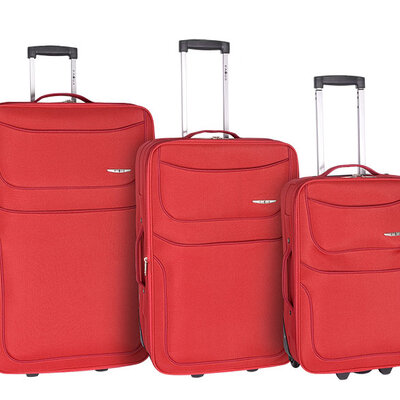 Enova Proširivi Koferi 75/65/55cm Barcelona Red 512140