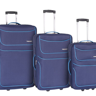 Enova Proširivi Koferi 75/65/55cm Barcelona Blue 512140