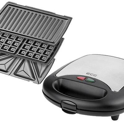 ECG Aparat sa izmenjivim pločama za sendviče i kolače S 299 3IN1