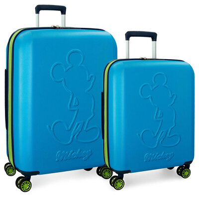 Disney ABS Koferi 55/68cm Mickey Colored Blue 34289