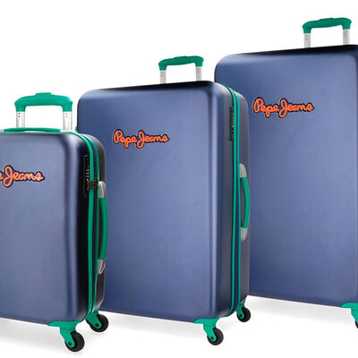 Pepe Jeans ABS Koferi 77/67/55cm Bristol Blue 53994