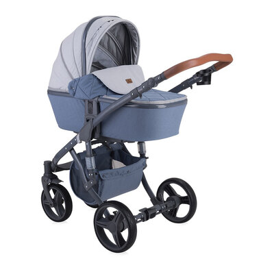 LORELLI Kolica za bebe RIMINI Grey Rhombs + torba za mamu