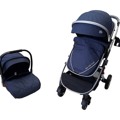 BBO Kolica za bebe SPRINTER SET plava 808CPLAS