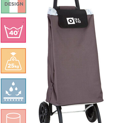 Kolica za pijacu i kupovinu Opera Metropolitan Brown