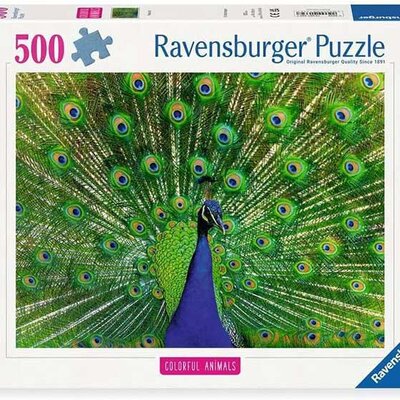 Puzzle slagalica 500 delova Paun Ravensburger 12001332