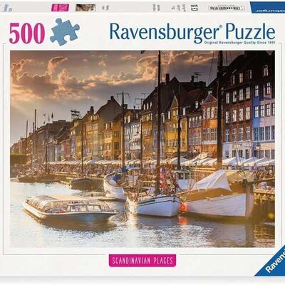 Puzzle slagalica 500 delova Zalazak sunca u Kopenhagenu Ravensburger 12000846