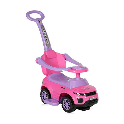 LORELLI Guralica za decu sa ručkom RIDE-ON Auto OFF ROAD + HANDLE Pink 10400030004