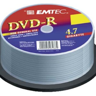 Emtec (BASF) - DVD-R 4.7GB/4x - prazni DVD mediji - 50 kom.