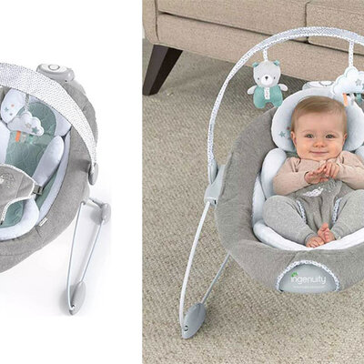 KIDS II Ingenuity Ležaljka SmartBounce Automatic Bouncer - Pemberton SKU12320