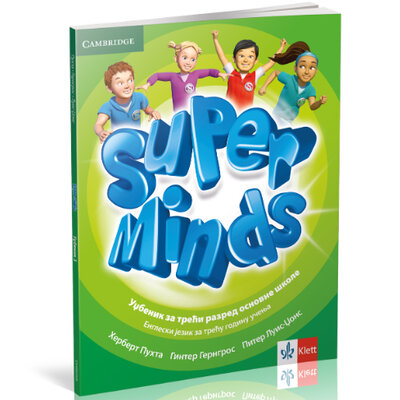Klett Engleski jezik Super minds 3 Udžbenik za treći razred osnovne škole