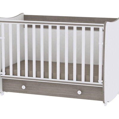 LORELLI Drveni krevetac 2u1 DREAM White-Coffee 10150420027