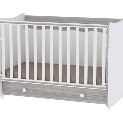 LORELLI Drveni krevetac 2u1 DREAM White-Artwood 10150420030