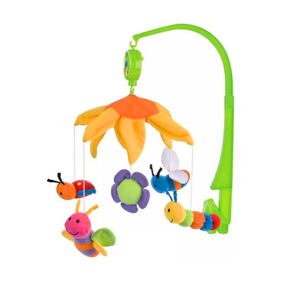 CANPOL Muzička vrteška za krevetac COLORFUL BEES plišana 2/348