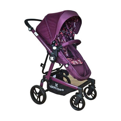 KIKKA BOO Kolica za bebe JASPER 2 u 1 sa reverzibilnim sedištem Purple 31001020026