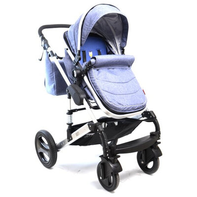 BBO Kolica za bebe 2u1 MATRIX Blue Melange PL0013