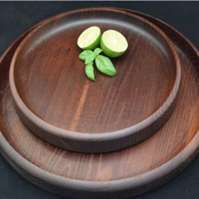 Drveni poslužavnik za serviranje od oraha 24cm