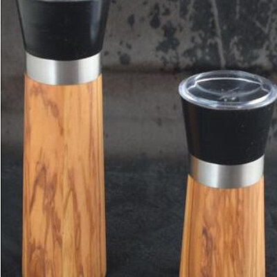 Mlin za biber i krupnu morsku so od drveta bukve 6 x 14 cm