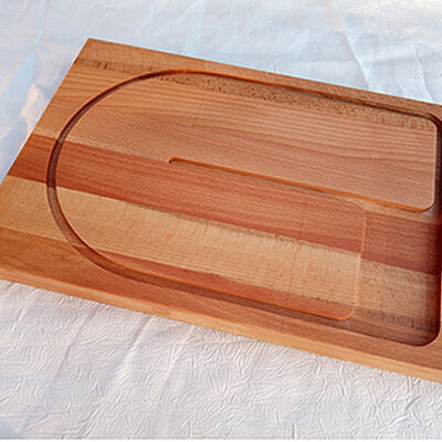 Kuhinjska daska za sečenje od bukovine 39 x 26cm