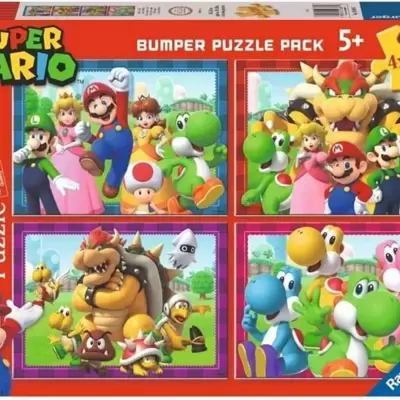 Slagalice 4x100 delova Super Mario Ravensburger 05689