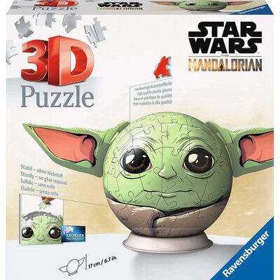 Mandalorian Grogu Star Wars™ 3D Puzzle 77 delova Ravensburger 11556