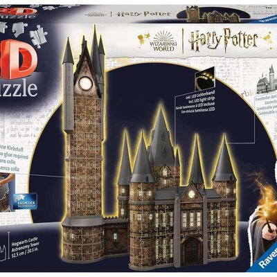 Zamak Hogvorts - Astronomska kula sa osvetljenjem Harry Potter™ 3D Puzzle Ravensburger 11551
