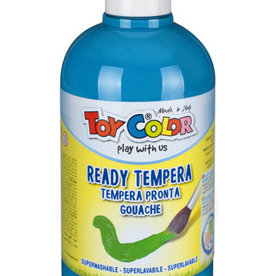 Toy color tempera lakoperiva plava 500ml