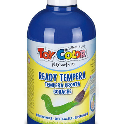 Toy color tempera lakoperiva tamno plava 500ml
