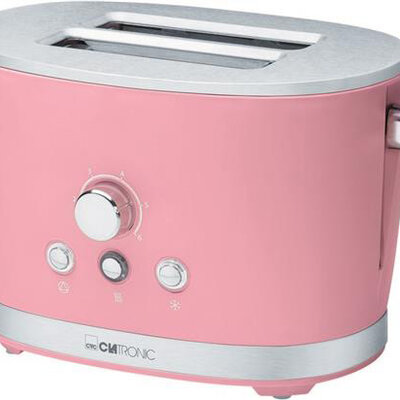 Toster Rock n Retro Clatronic TA 3690 pink, 850 w