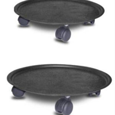 Podmetač za cveće na točkovima Ø250mm 2409