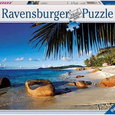 Ravensburger Puzzle 1000 delova - Iza palmi na Sejšelima 12000641