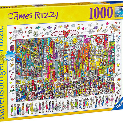 Ravensburger Puzzle 1000 delova James Rizzi - Times Square 19069