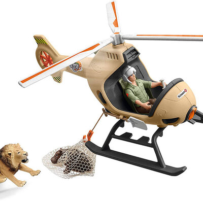 Schleich Figure Divlje životinje - Helikopter za spasavanje životinja 42476
