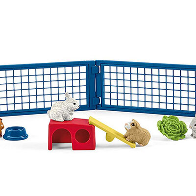 Schleich Figure Domaće životinje - Kućica za zeca i morsko prase 42500