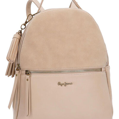 Pepe Jeans Modni ranac eko koža 33cm Bitmat Beige 75222
