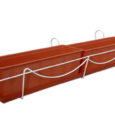 Balkonska korpa Helena 100cm bela 0004 3kom