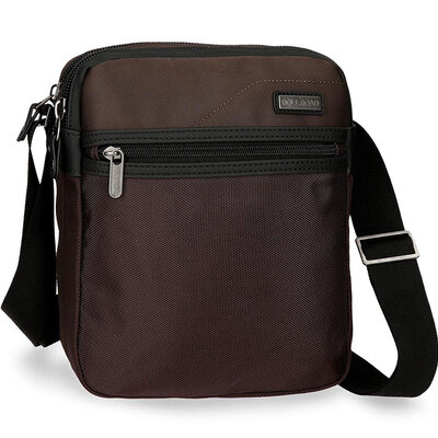 Roll Road Muška torba sa dve pregrade 26cm Stock Brown 56558