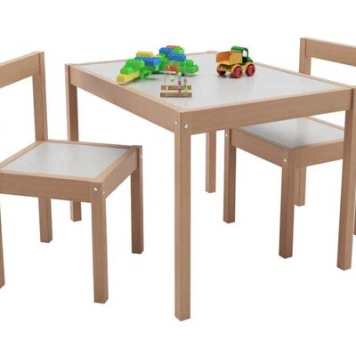 Dečiji sto sa dve stolice bienWood BIE6001